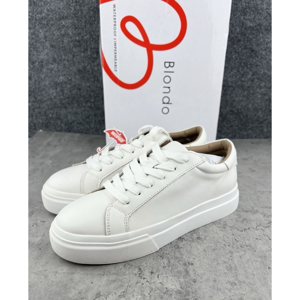 Blondo White Platform Sneakers